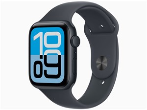 Apple Watch SE 第3世代 (GPSモデル) 44mm ミッドナイトアルミニウムケースとミッドナイトスポーツバンド- M/L [MEHQ4J/A]の商品画像（楽天市場）