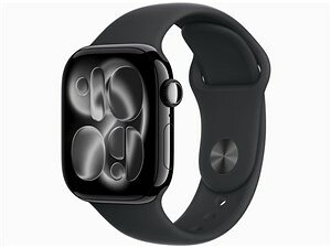 Apple スマートウォッチ Apple Watch Series 11 GPS 42mm MEQU4J/A [ジェットブラック・ブラックスポーツバンド M/L...
