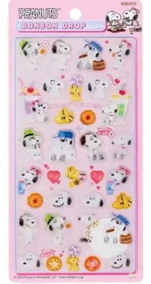 新品ボンボンドロップ、プチドロップ♡ディズニー、あわわちゃん、スヌーピー　27枚 楽天市場】ボンボンドロップシール ミニ スヌーピー＆きょうだいたちの通販