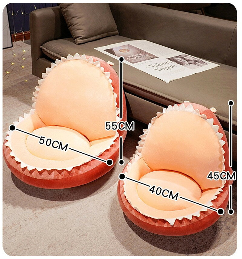 座椅子 クッション 座布団 椅子用 クッション 背もたれ付き 椅子クッション フロアクッション 子供チェア チェア クッション 子供ソファ 椅子用 クッション 寒冷対策 こたつ 冷え対策 冷え デスク 椅子型クッション オフィス [3]