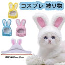 【数量限定!10%OFFクーポン利用で1,602円】コスプレ ハロウィン うさ耳帽子 被り物 パロディー 犬服 ドッグウェア コスチューム 変身 癸卯 兎 年賀状 干支 ウサギ アニマル 帽子 可愛い ボア ふわふわ 変身 犬の帽子 猫の帽子