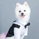 【数量限定!10%OFFクーポン利用で2,529円】ドッグウェア ペットウェア タンクトップ スーツ ペット服 犬服 犬用 猫用 洋服 おしゃれ かわいい 犬 猫 ペット用品 いぬ用 イヌ用 ねこ 夏 春 薄手 結婚式 お誕生日 フォーマル かっこういい