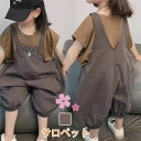 【数量限定!10%OFFクーポン利用で3,312円】キッズ パンツ 作業ズボン サロペット オーバーオール レディース ゆったり Overalls つなぎ 作業...