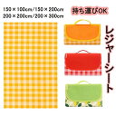 【数量限定!10%OFFクーポン利用で2,871円】レジャーシート 厚手 防水 大判 おしゃれ クッション チェック 150×100cm 150×200cm 2...