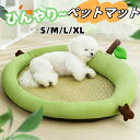 【数量限定!10%OFFクーポン利用で1,962円】ペットベッド 犬 猫 ベッド 夏用 ペットマット 冷感 犬用 クッション 犬 ベッド ひんやり ペットマット 犬用ベッド 猫用ベッド 籐製 暑さ対策 ペット用クッション 犬猫兼用 ざぶとん 敷布団 猫用 寝具 通気 滑り止め 寝床