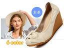 【数量限定!10%OFFクーポン利用で2,412円】本革レディースシューズ 春秋 モカシン かわいい リボン カジュアル靴 ウェッジソール 通勤 OL 女性用 ...