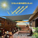 【数量限定!10%OFFクーポン利用で4,482円】日除け シェード サンシェード ベランダ 防水 日よけ クールシェード セイル 雨よけ 撥水加工 UVカット...