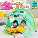 【数量限定!10%OFFクーポン利用で5,454円】キッズテント 組立不要 ワンタッチ プレイハウス キッズハウス キッズスペース 子どもプレイテント ボールテ...