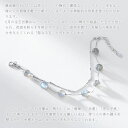 【数量限定!10%OFFクーポン利用で2,421円】ブレスレット シルバー925 シルバー レディース ブレス ブレスレット 金属アレルギー ムーンストーン ス...
