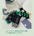 【数量限定!10%OFFクーポン利用で1,602円】【2足セット】 ソックス 靴下 レディース メンズ ユニセックス くつ下 チェック にこちゃん ハイソックス...