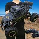 【先着100枚!クーポン最大500円OFF!】ラジコン オフロード ラジコンカー 1/12 37センチ RC 4WD 2.4Ghz デュアルドライブ リモー 全...