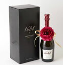 ノンアルコールシャンパン　1688　Grand Rose フラワーセット　750ml 　バレンタインに♪