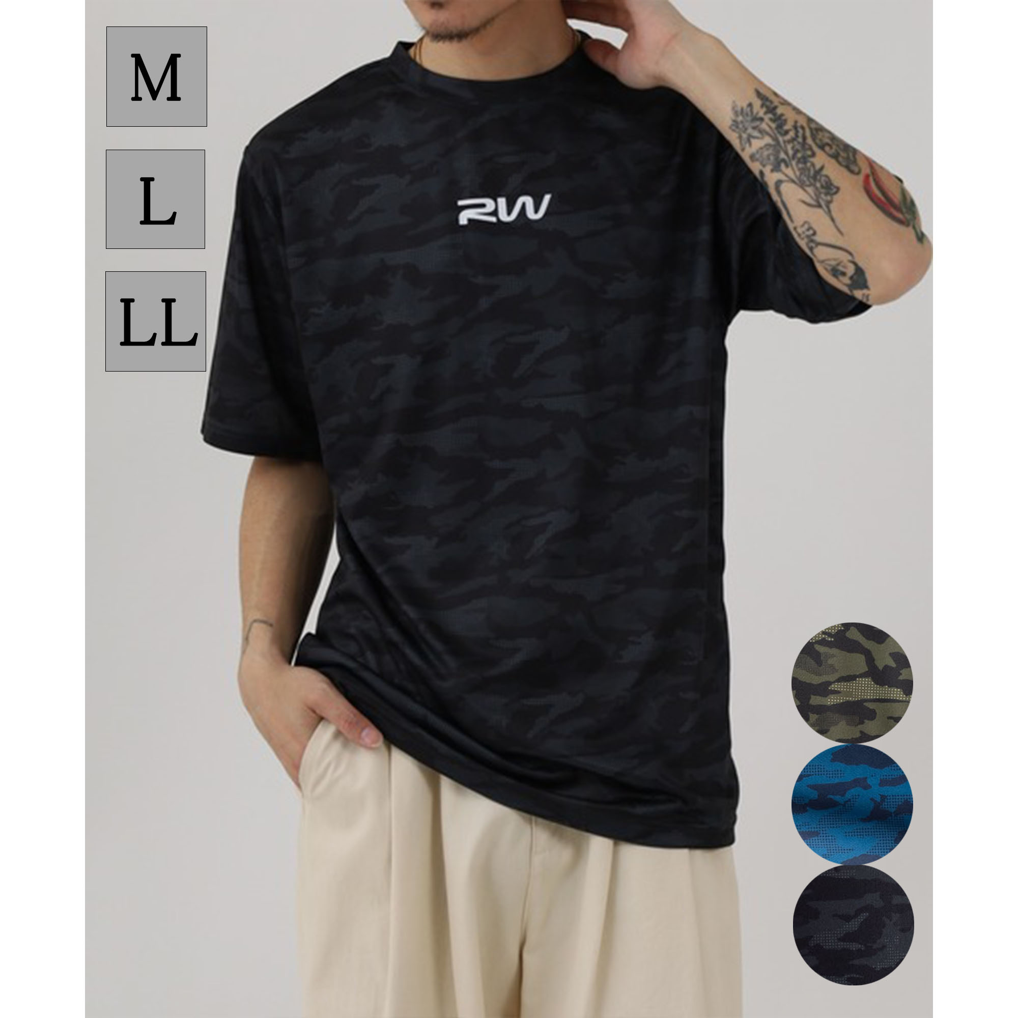 sway迷彩黒Tシャツ 楽天市場】迷彩（柄ロゴ）（トップス｜メンズファッション）の通販