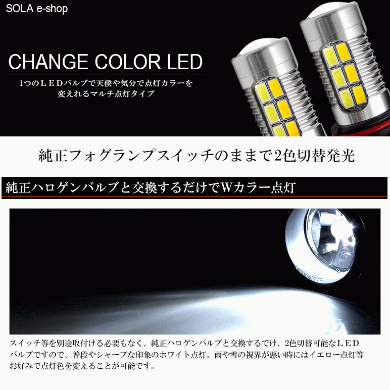 30系 前期/後期 ハリアー LED フォグラ...の紹介画像2