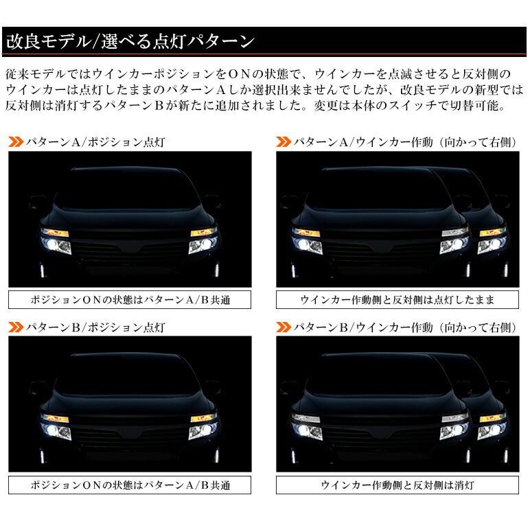 160系 プロボックス ハイブリッド含む ウインカーポジションキット ウインカー常時点灯 2パターン切替 LEDバルブ対応/光量調整/純正復帰モード/車検対応 3