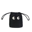 【店内ポイント5倍】ANYA HINDMARCH アニヤ・ハインドマーチ アイズ ドローストリング ポーチ DRAWSTRING POUCH EYES IN B...