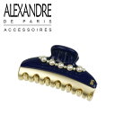 アレクサンドルドゥパリ ヘアクリップ(M)ICCM-15571-47 ALEXANDRE DE PARIS PINCE TIMELESS ブランド髪飾り ギフト可
