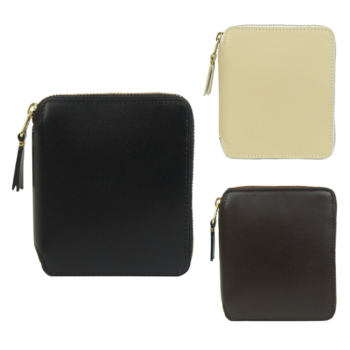 Rakuten - 【店内ポイント5倍】コムデギャルソン COMME des GARCONS 二つ折り財布 SA2100 CLASSIC LEATHER LINE 小銭入れ付き ミニ財布 レディース メンズ ユニセックス ギフト・のし可