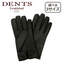 【店内ポイント5倍】デンツ DENTS ヘアシープ 手袋 メンズ レザーグローブ タッチパネル スマホ対応 ABERCAIRNEY 15-1116 BLACK ...