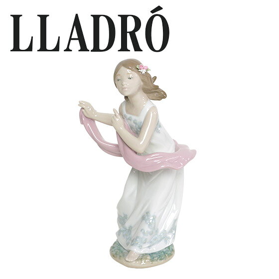 リヤドロ 人形 少女 女の子 陶器 LLADRO 穏やかな風 8585 人気 手作業の磁器人形