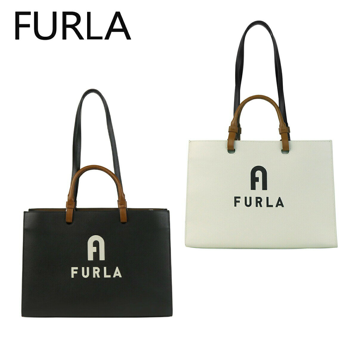 【ポイント5倍 5/23 20時-】フルラ Furla トートバッグ ヴァーシティ スタイル Lサイス WB00725 VARSITY STYLE L TOTE E/W ショルダーバッグ ショッピングバッグ レディース