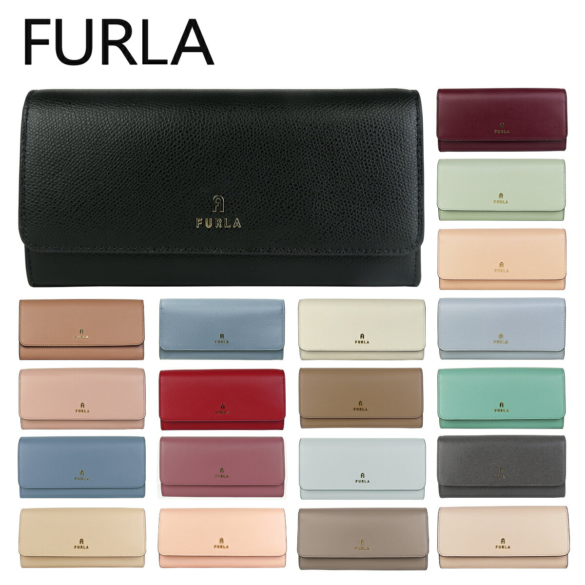 【店内ポイント5倍】フルラ Furla 長財布 小銭入れ付 カメリア コンチネンタルウォレット WP00317 ARE CAMELIA CONTINENTAL WALLET ギフト・のし可
