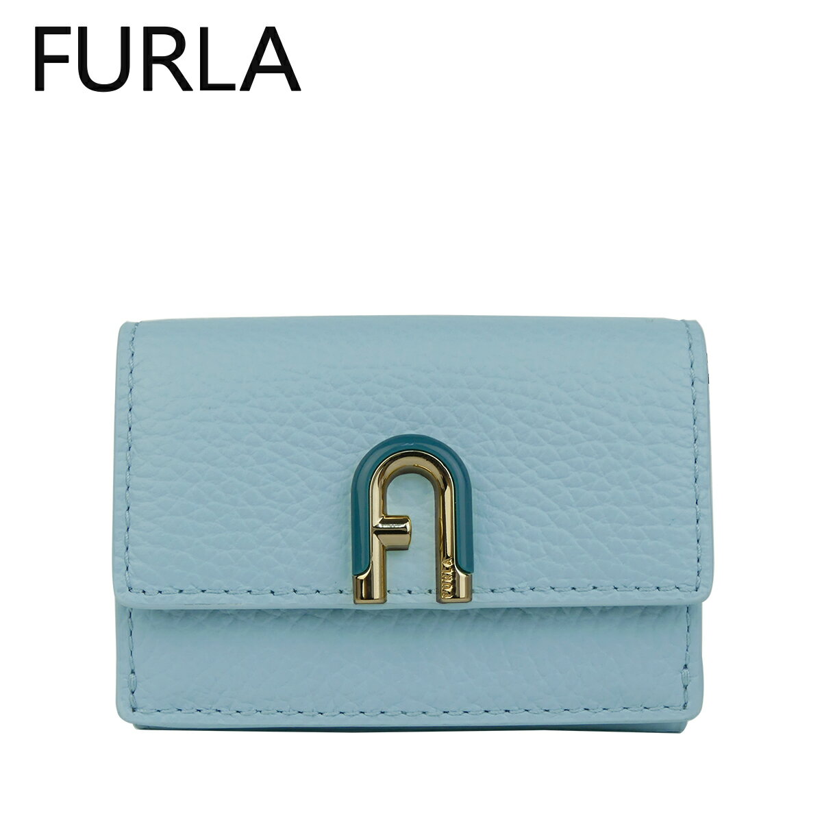 楽天市場】フルラ 財布 三つ折（カラーブルー）（レディース財布｜財布