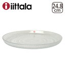 【ポイント5倍 6/27 1:59迄】iittala イッタラ KASTEHELMI (カステヘルミ) プレート 26cm(実寸24.8cm) クリアー ガラス 皿