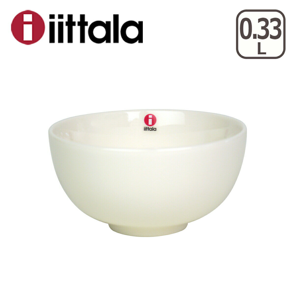 【店内ポイント5倍】イッタラ ティーマ ティーミ ライスボウル 0.33L ホワイト お茶碗 iittala TEEMA T..