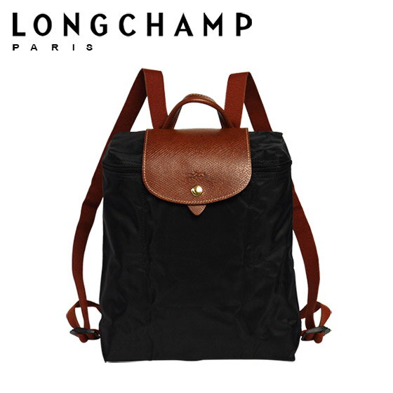 ロンシャンブラック ナイロン レザー リュック Le Pliage Xtra M バックパック ブラック - レザー | ロンシャン JP