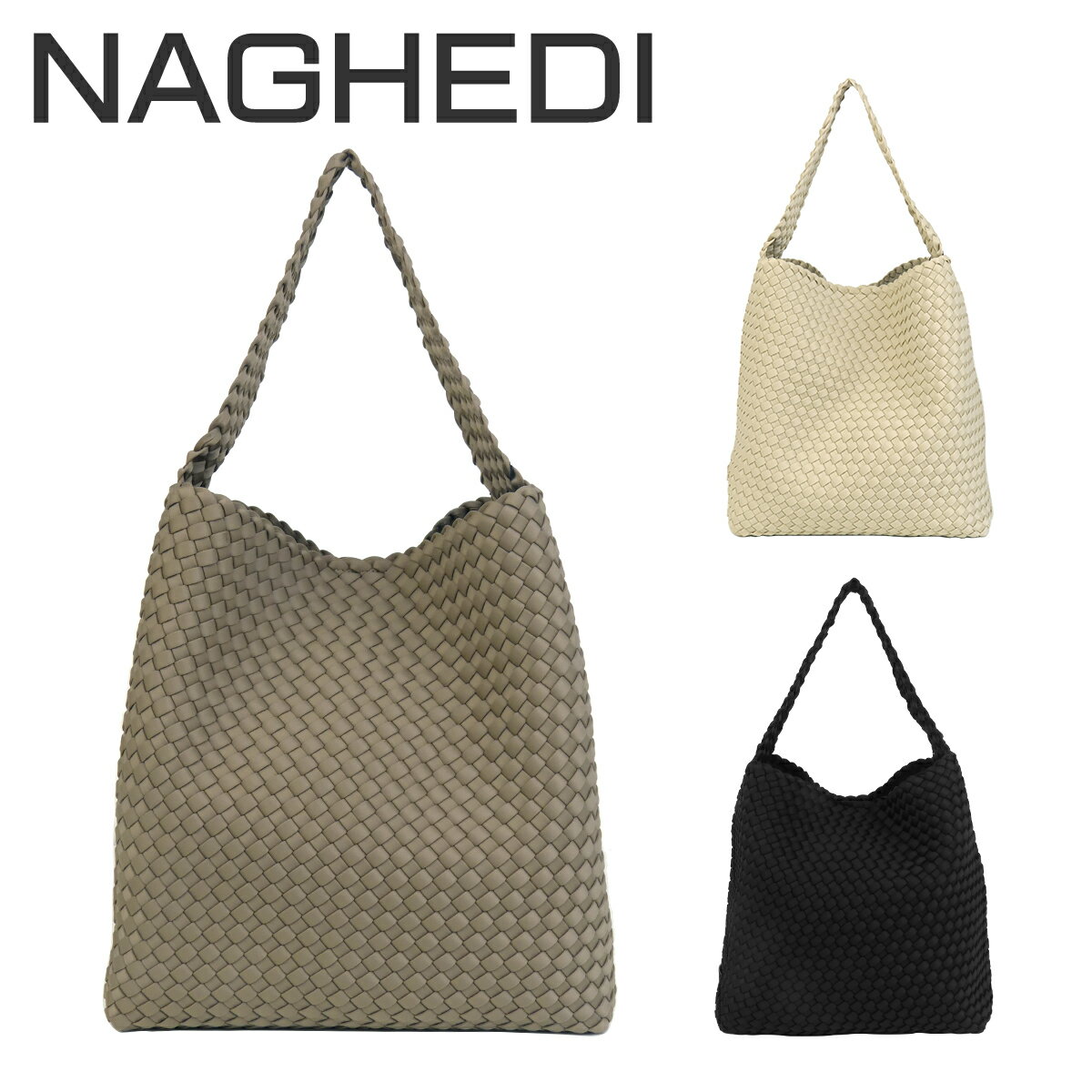 �ʥ��ǥ� NAGHEDI ���������Хå� �ۡ��ܡ��Хå� Nomad Medium Hobo �Υޥ� �ߥǥ����� �ۡ��ܡ� �ݡ����դ� M������ SN04023LD ��󥷥����� ���ݤ� ��ǥ�����