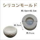 【即納】 シリコンモールド レジン シリコン型 丸中 1個 48mm×33mm 固まるハーバリウム