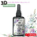 【メール便 対応】3D Floral UV resin 3DフローラルUVレジン 65g レジン 大容量 大型 透明 クリア LED UV ライト 高品質 硬化 日本製 気泡なし コスパ つるつる シワなし クリアリウム 材料 プリザーブドフラワー ドライフラワー プリザ ツール 手芸 クラフト