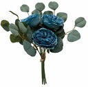 エルアーツ ピオニーユーカリバンドル ブルー E3869-05 4534142386952 造花 アーティフィシャルフラワー 花材
