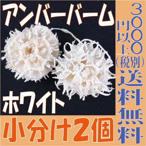 【即納】 アンバーバーム【白 小分け 2ヶ入】 大地農園 実もの プリザービング