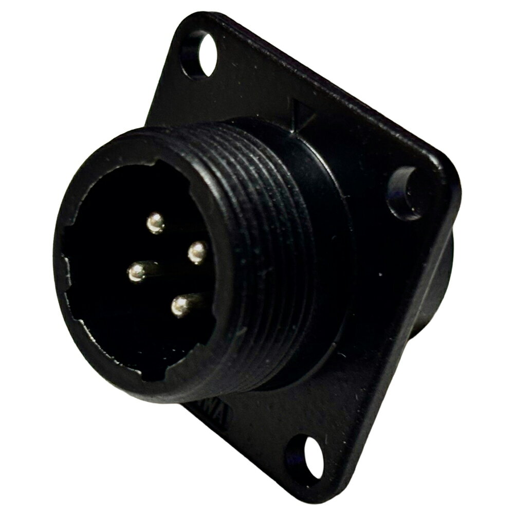 三和テクノロジーズ　防水コネクタ　4極フロントマウント　SNW-1604-RSM