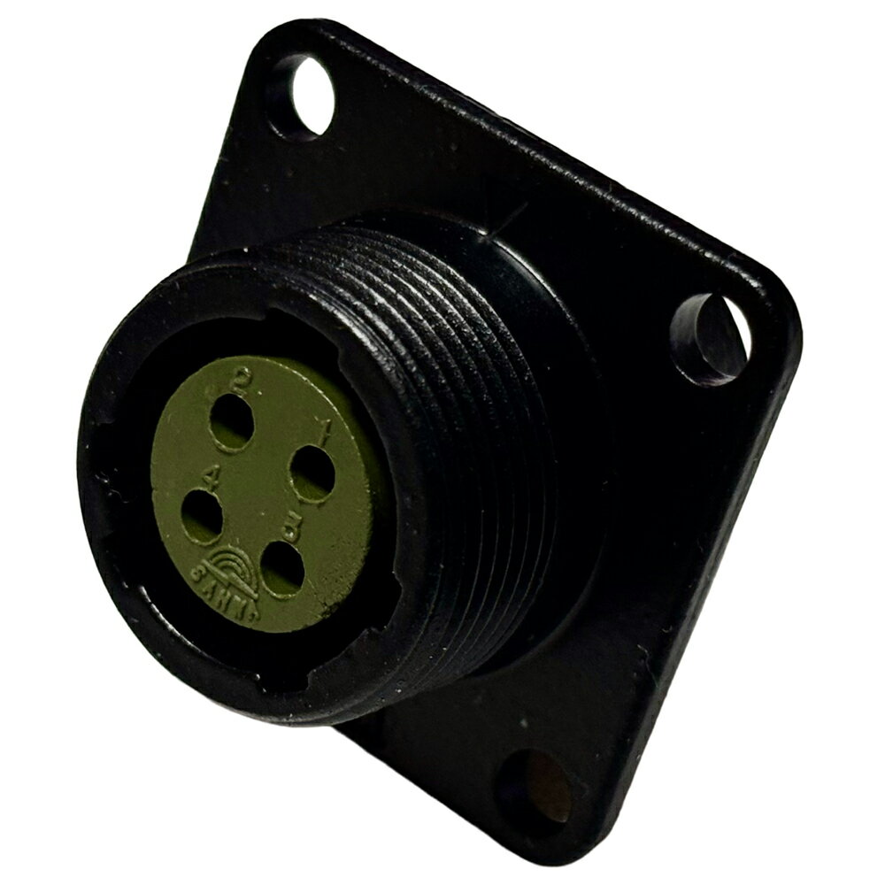 三和テクノロジーズ　防水コネクタ　4極フロントマウント　SNW-1604-RSF