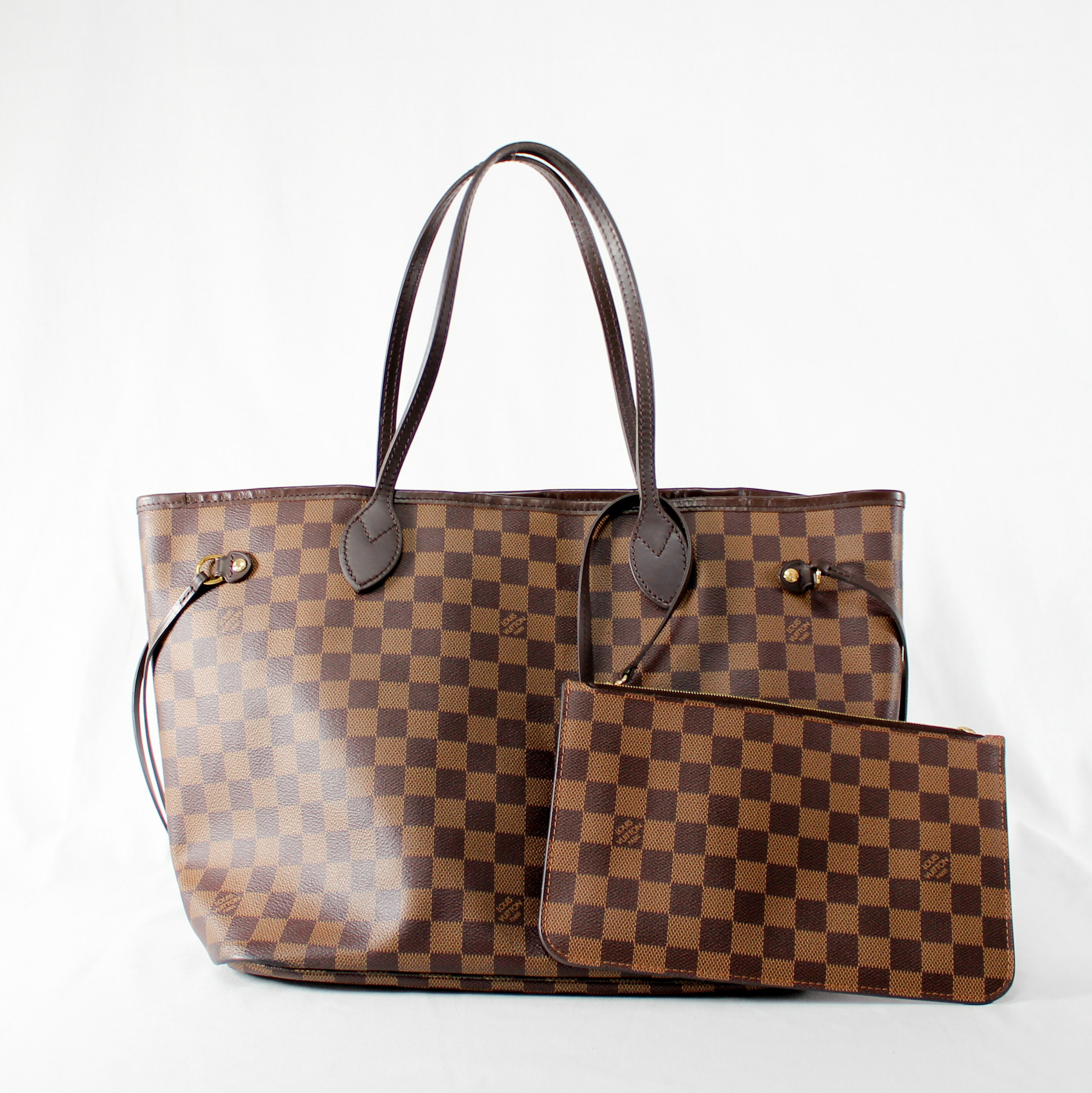 Rakuten - 【中古】 Louis Vuitton ルイヴィトン ネヴァーフルMM ダミエ N41358 トートバッグ レディース バッグ ポーチ付き 訳あり美品