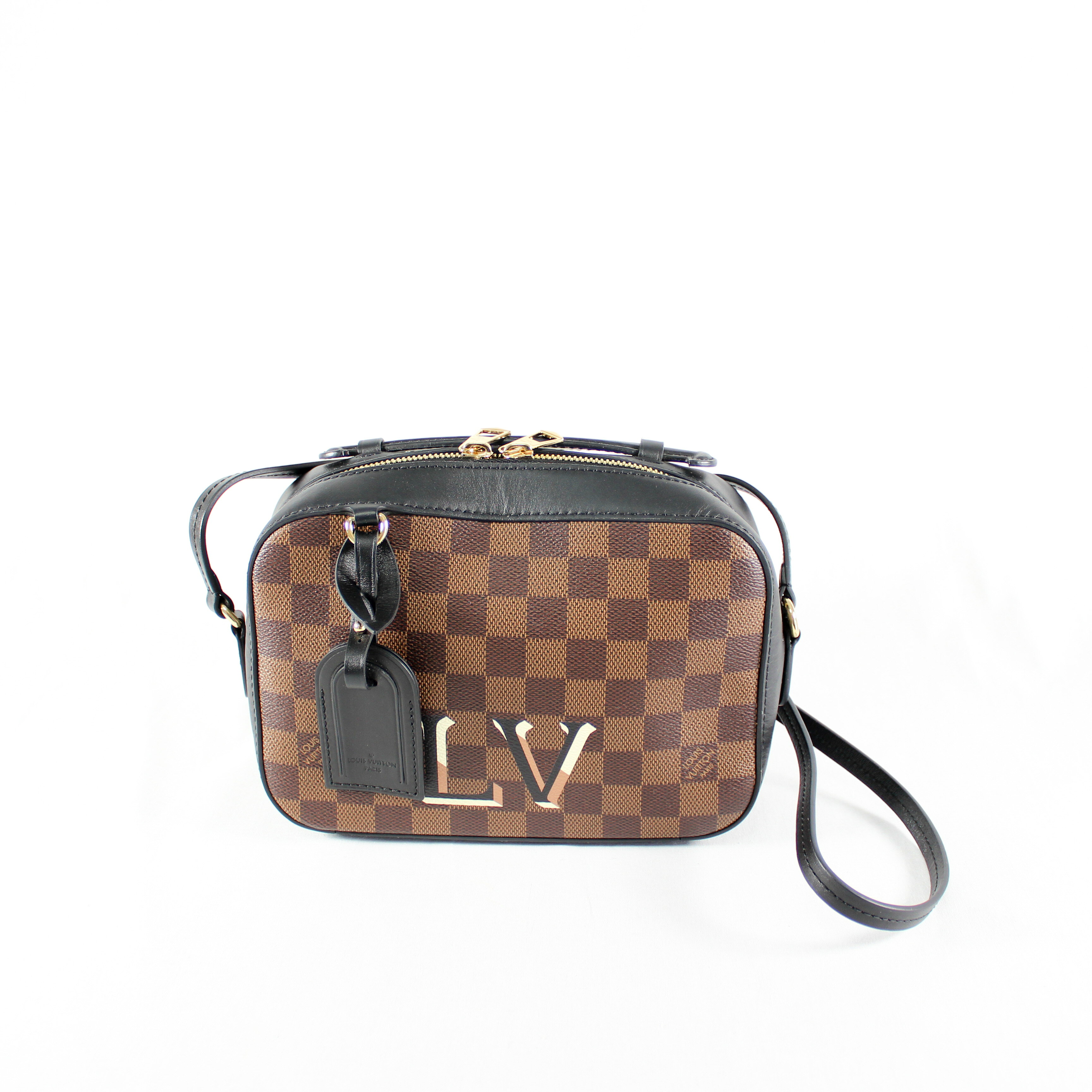 Rakuten - 【中古】 Louis Vuitton ルイヴィトン サンタモニカ ダミエ レディース ショルダーバッグ N40189 美品