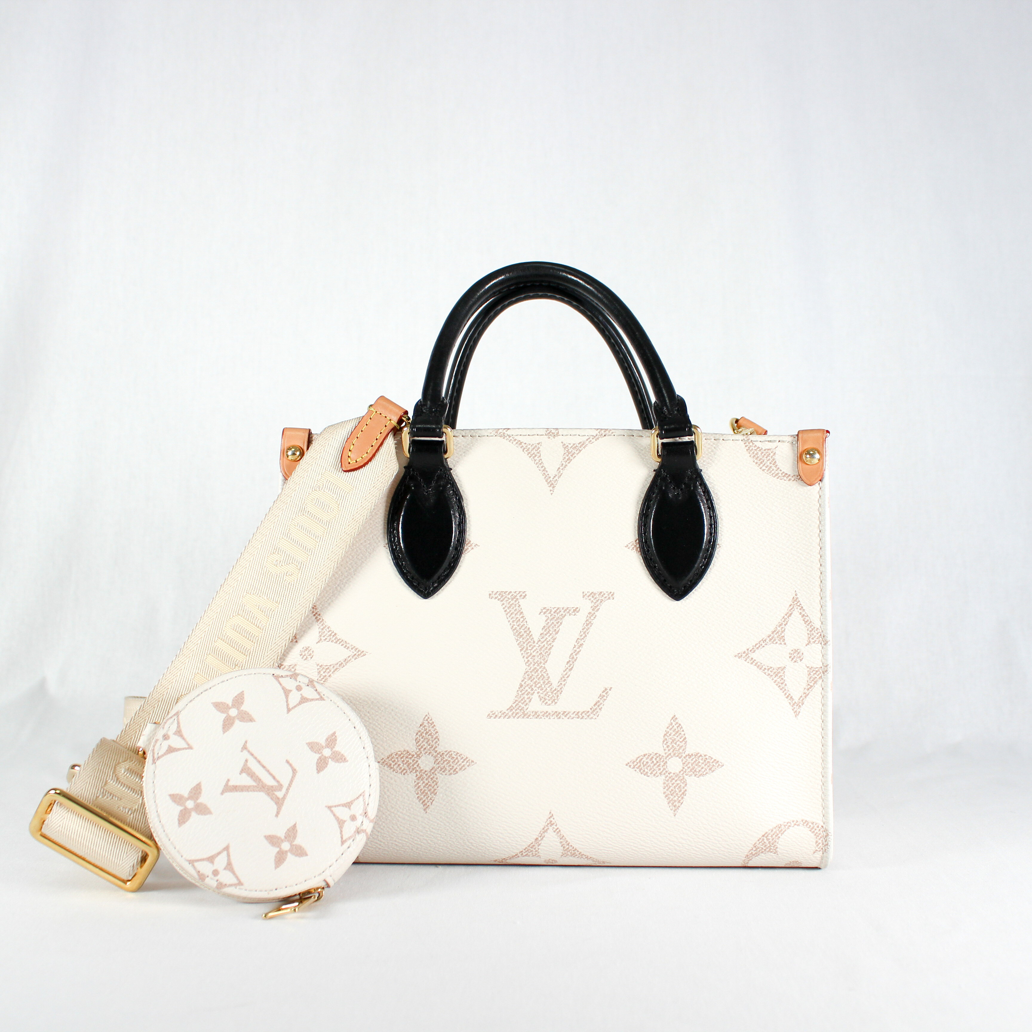 Rakuten - 【中古】 Louis Vuitton ルイヴィトン オンザゴー PM モノグラム デュンヌ M24533 ショルダーバッグ ハンドバッグ 2WAY レディース 良品