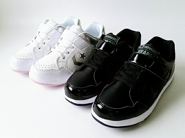 【Converse】 KID'S WEAPON N OX WHITE・BLACK コンバース キッズ ウエポン N OX (16cm-23cm)