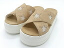 【SALE】【CONVERSE】SANDAL PLTS CROSSBELT BEIGE コンバース サンダル PLTS クロスベルト ベージュ