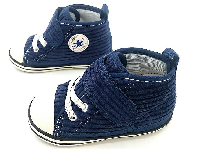 【SALE】【CONVERSE】BABY ALL STAR N CORDUROY V-1 7SD210 NAVYベビーオールスター N コーデュロイ V-1 ネイビー キッズ ベビー スニーカー 幼稚園 2