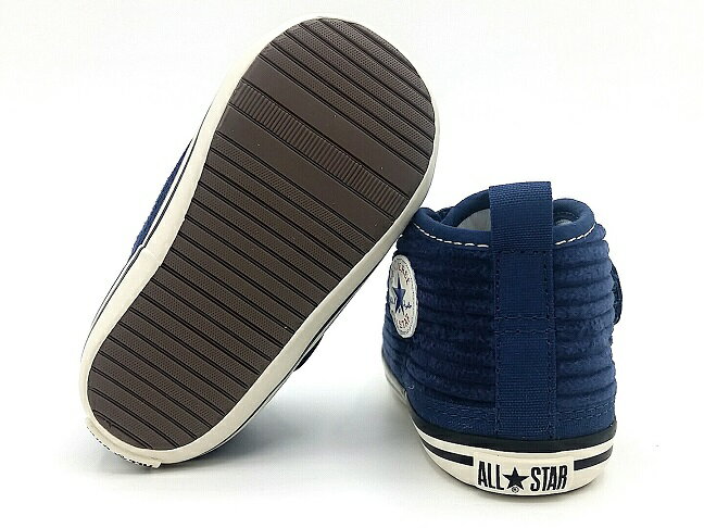 【SALE】【CONVERSE】BABY ALL STAR N CORDUROY V-1 7SD210 NAVYベビーオールスター N コーデュロイ V-1 ネイビー キッズ ベビー スニーカー 幼稚園 3