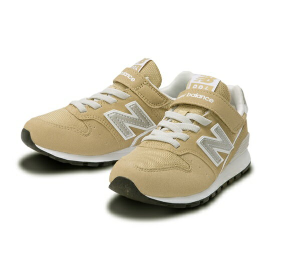 【NewBalance】NB YV996 JB3 BEIGE ベージュ ニューバランス 子供靴 面ファスナー キッズ スニーカー 女の子