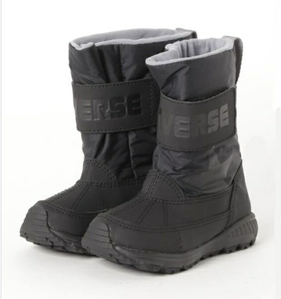 KID'S CVSTAR BOOTS WR BLACK ブラック コンバース ファーストスター キッズ CV スター ブーツ WR キッズブーツ 子供靴 超軽量 取り外し可能なインソール