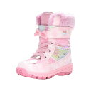 【SALE】【moonstar】MF WC057 PINK ピンク マウンテンフィールド ムーンスター 子供靴 ベビー ウィンターブーツ 雪雨 通園 ボア 防水
