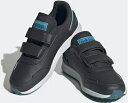 【SALE】【adidas】IG9640 adidas VS SWITCH 3 CF C BLACK/BLUE/GREEN アディダス VS スウィッチ 3 ブラック/ブルー/グリーン キッズ ジュニア スニーカー ローカット カジュアル シューズ 靴 3本ライン 子供靴 黒 緑 青