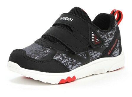 【moonstar】CARROT CR C2330 BLACK ブラック ムーンスター キャロット 子供靴 スニーカー シンプル スポーティー 急速乾燥 抗菌防臭 黒色のサムネイル