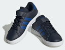 【数量限定】【adidas】IG4839 GRANDCOURT 2.0 EL K BLACK アディダス グランドコート エラスティックレース&トップストラップ...